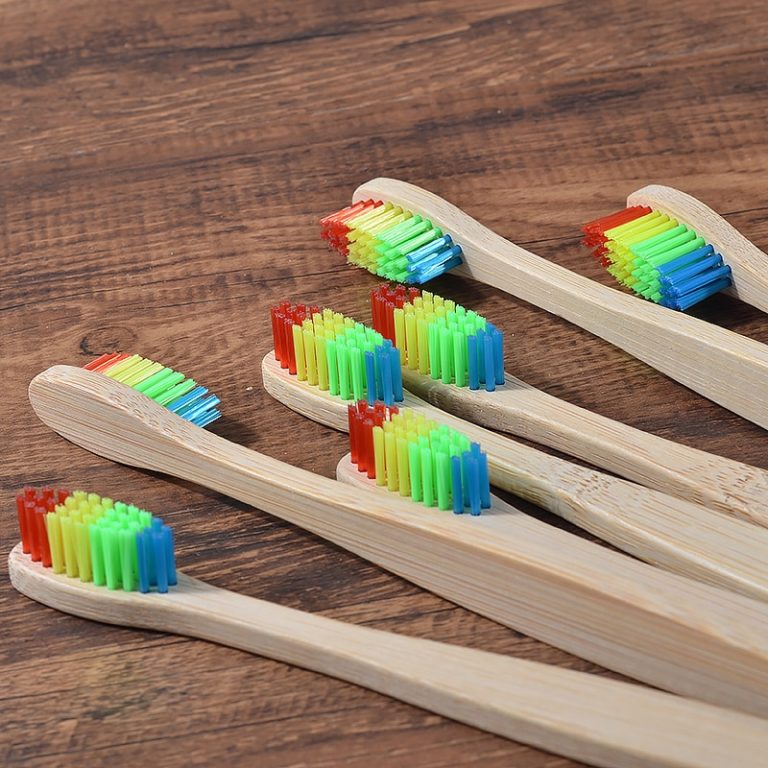 Bamboo Toothbrush, BPA Free Soft Bristles Toothbrush, Eco Friendly ...